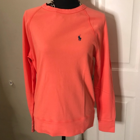 Polo Ralph Lauren Sweatshirt in (Tangerine) (Red) size XS-TP - Picture 4 of 12